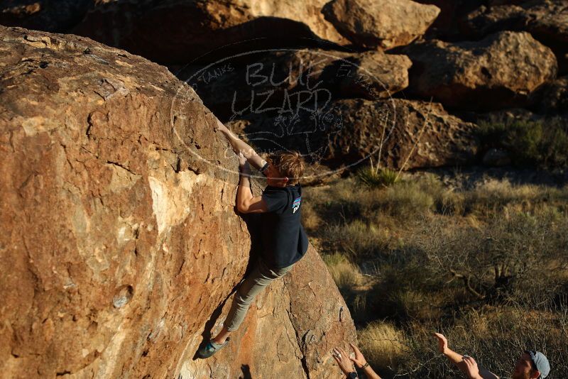 Bouldering in Hueco Tanks on 02/16/2020 with Blue Lizard Climbing and Yoga

Filename: SRM_20200216_1818410.jpg
Aperture: f/4.0
Shutter Speed: 1/400
Body: Canon EOS-1D Mark II
Lens: Canon EF 50mm f/1.8 II