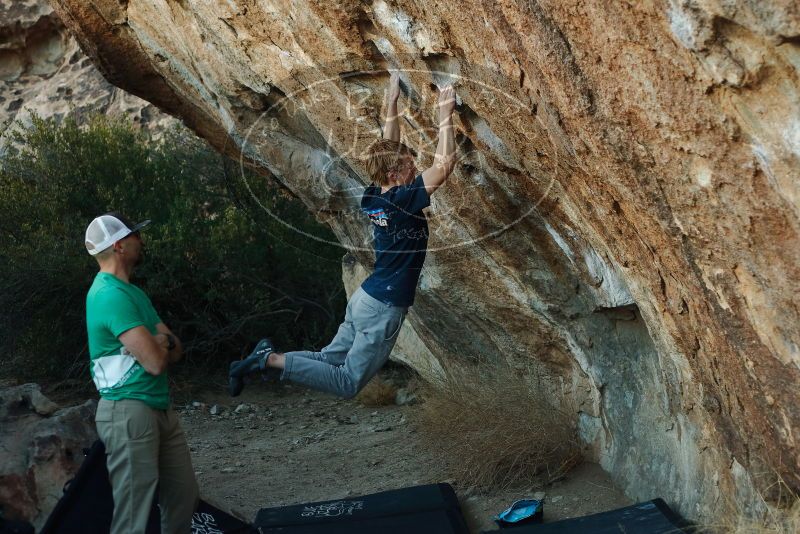 Bouldering in Hueco Tanks on 02/16/2020 with Blue Lizard Climbing and Yoga

Filename: SRM_20200216_1825510.jpg
Aperture: f/3.2
Shutter Speed: 1/320
Body: Canon EOS-1D Mark II
Lens: Canon EF 50mm f/1.8 II