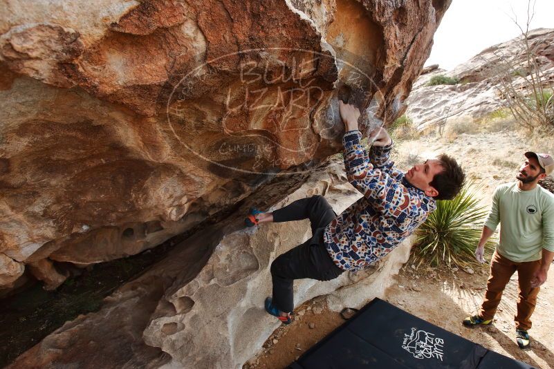 Bouldering in Hueco Tanks on 02/17/2020 with Blue Lizard Climbing and Yoga

Filename: SRM_20200217_1218220.jpg
Aperture: f/5.6
Shutter Speed: 1/250
Body: Canon EOS-1D Mark II
Lens: Canon EF 16-35mm f/2.8 L