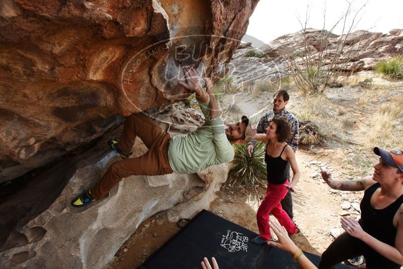 Bouldering in Hueco Tanks on 02/17/2020 with Blue Lizard Climbing and Yoga

Filename: SRM_20200217_1221040.jpg
Aperture: f/6.3
Shutter Speed: 1/250
Body: Canon EOS-1D Mark II
Lens: Canon EF 16-35mm f/2.8 L