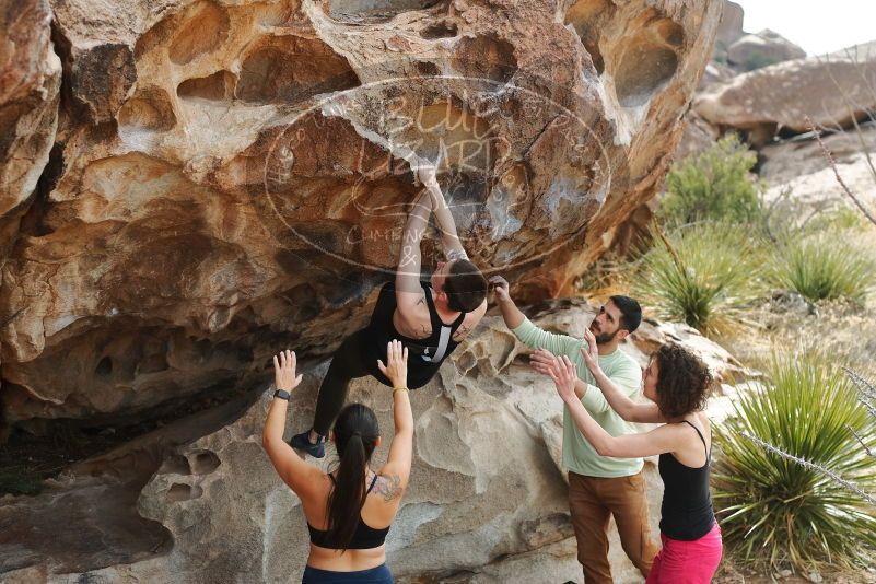 Bouldering in Hueco Tanks on 02/17/2020 with Blue Lizard Climbing and Yoga

Filename: SRM_20200217_1234230.jpg
Aperture: f/3.5
Shutter Speed: 1/400
Body: Canon EOS-1D Mark II
Lens: Canon EF 50mm f/1.8 II