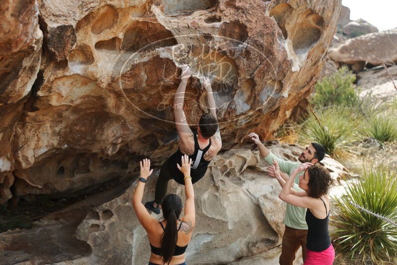 Bouldering in Hueco Tanks on 02/17/2020 with Blue Lizard Climbing and Yoga

Filename: SRM_20200217_1234240.jpg
Aperture: f/3.5
Shutter Speed: 1/400
Body: Canon EOS-1D Mark II
Lens: Canon EF 50mm f/1.8 II