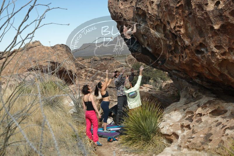 Bouldering in Hueco Tanks on 02/17/2020 with Blue Lizard Climbing and Yoga

Filename: SRM_20200217_1245390.jpg
Aperture: f/4.5
Shutter Speed: 1/400
Body: Canon EOS-1D Mark II
Lens: Canon EF 50mm f/1.8 II