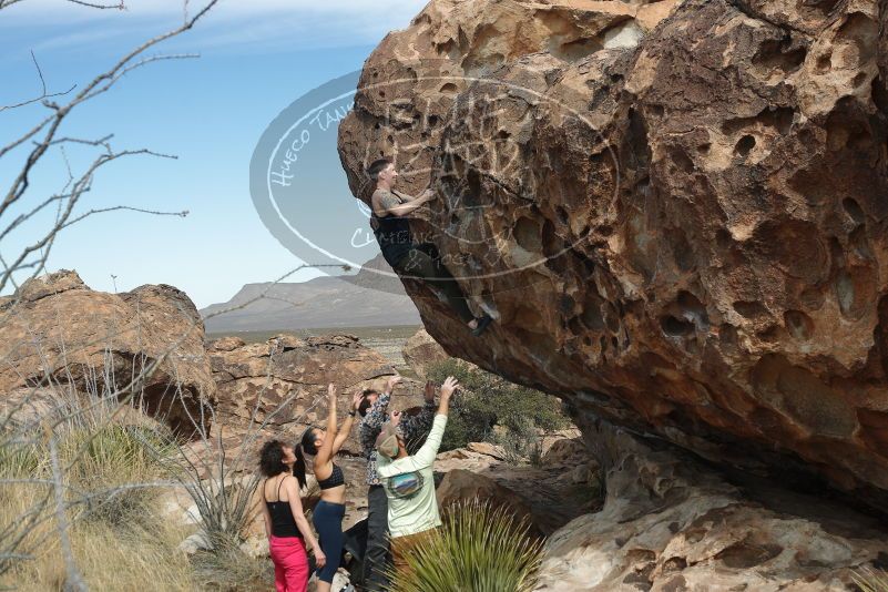 Bouldering in Hueco Tanks on 02/17/2020 with Blue Lizard Climbing and Yoga

Filename: SRM_20200217_1245460.jpg
Aperture: f/5.0
Shutter Speed: 1/400
Body: Canon EOS-1D Mark II
Lens: Canon EF 50mm f/1.8 II