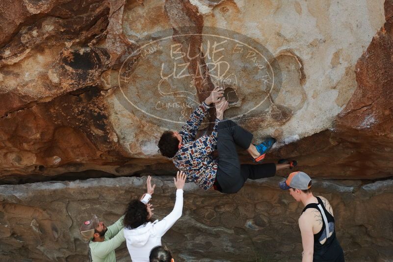Bouldering in Hueco Tanks on 02/17/2020 with Blue Lizard Climbing and Yoga

Filename: SRM_20200217_1302410.jpg
Aperture: f/4.5
Shutter Speed: 1/400
Body: Canon EOS-1D Mark II
Lens: Canon EF 50mm f/1.8 II
