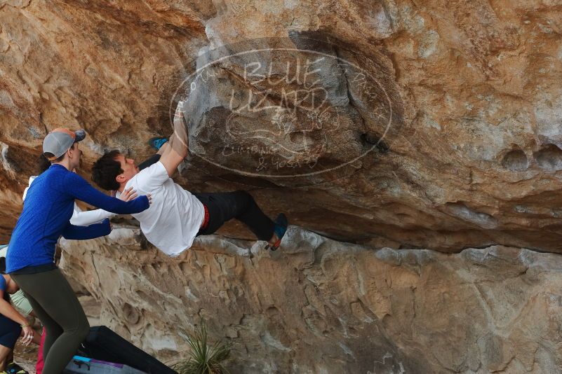 Bouldering in Hueco Tanks on 02/17/2020 with Blue Lizard Climbing and Yoga

Filename: SRM_20200217_1330420.jpg
Aperture: f/4.0
Shutter Speed: 1/400
Body: Canon EOS-1D Mark II
Lens: Canon EF 50mm f/1.8 II
