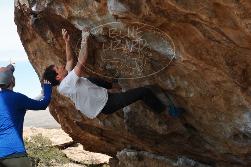 Bouldering in Hueco Tanks on 02/17/2020 with Blue Lizard Climbing and Yoga

Filename: SRM_20200217_1331140.jpg
Aperture: f/5.0
Shutter Speed: 1/400
Body: Canon EOS-1D Mark II
Lens: Canon EF 50mm f/1.8 II