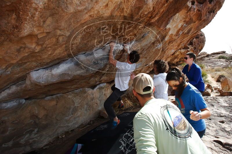 Bouldering in Hueco Tanks on 02/17/2020 with Blue Lizard Climbing and Yoga

Filename: SRM_20200217_1357010.jpg
Aperture: f/5.6
Shutter Speed: 1/800
Body: Canon EOS-1D Mark II
Lens: Canon EF 16-35mm f/2.8 L