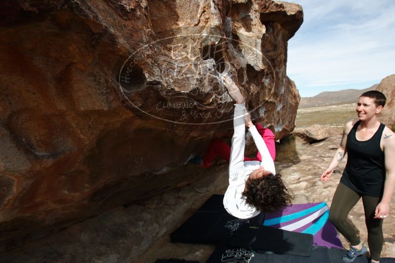 Bouldering in Hueco Tanks on 02/17/2020 with Blue Lizard Climbing and Yoga

Filename: SRM_20200217_1429280.jpg
Aperture: f/5.6
Shutter Speed: 1/400
Body: Canon EOS-1D Mark II
Lens: Canon EF 16-35mm f/2.8 L