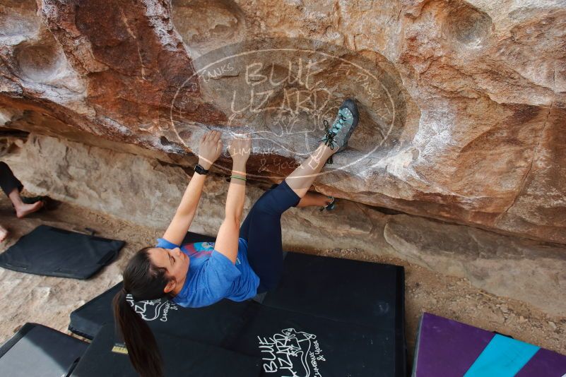 Bouldering in Hueco Tanks on 02/17/2020 with Blue Lizard Climbing and Yoga

Filename: SRM_20200217_1435160.jpg
Aperture: f/5.0
Shutter Speed: 1/250
Body: Canon EOS-1D Mark II
Lens: Canon EF 16-35mm f/2.8 L