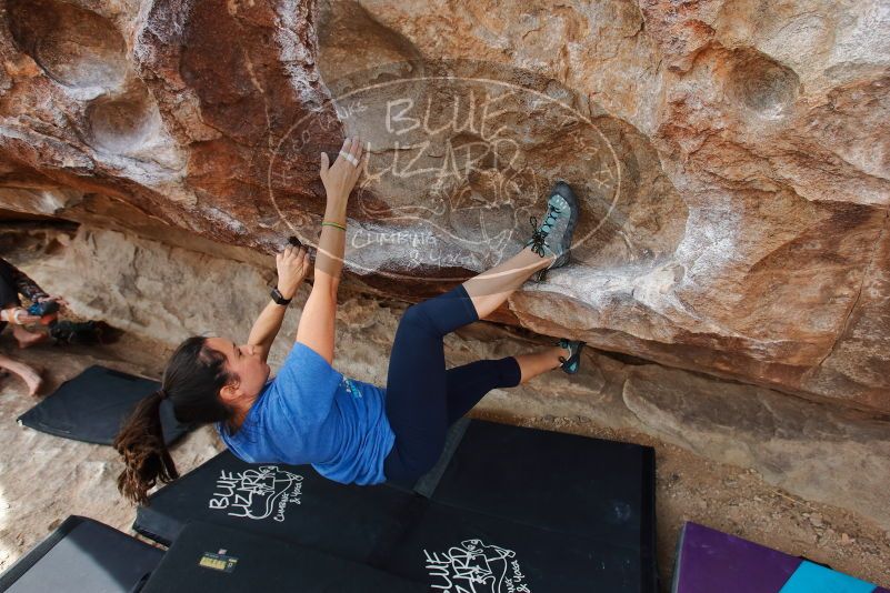 Bouldering in Hueco Tanks on 02/17/2020 with Blue Lizard Climbing and Yoga

Filename: SRM_20200217_1435200.jpg
Aperture: f/5.6
Shutter Speed: 1/250
Body: Canon EOS-1D Mark II
Lens: Canon EF 16-35mm f/2.8 L