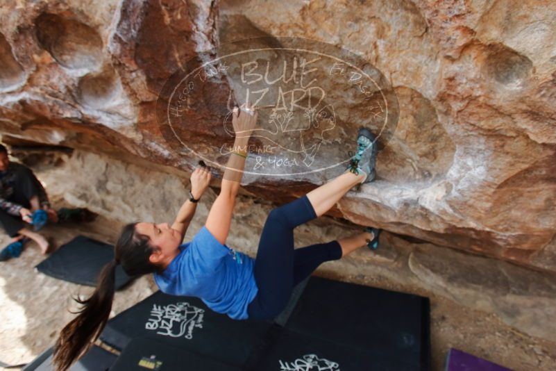 Bouldering in Hueco Tanks on 02/17/2020 with Blue Lizard Climbing and Yoga

Filename: SRM_20200217_1435240.jpg
Aperture: f/5.6
Shutter Speed: 1/250
Body: Canon EOS-1D Mark II
Lens: Canon EF 16-35mm f/2.8 L