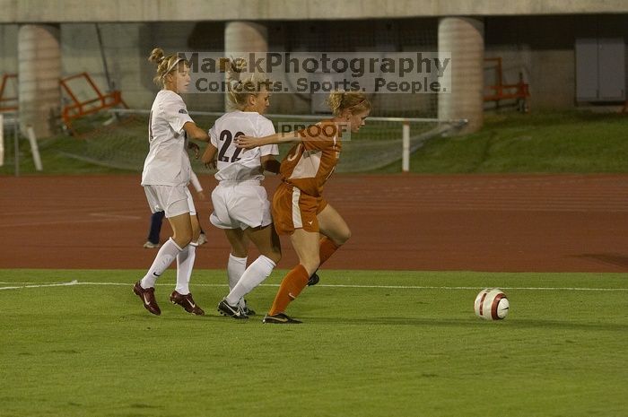 Kelsey Carpenter, #13.  The lady longhorns beat Texas A&M 1-0 in soccer Friday night.

Filename: SRM_20061027_2039245.jpg
Aperture: f/4.0
Shutter Speed: 1/800
Body: Canon EOS 20D
Lens: Canon EF 80-200mm f/2.8 L