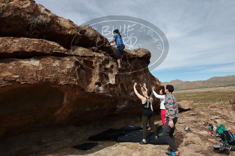 Bouldering in Hueco Tanks on 02/17/2020 with Blue Lizard Climbing and Yoga

Filename: SRM_20200217_1436440.jpg
Aperture: f/11.0
Shutter Speed: 1/320
Body: Canon EOS-1D Mark II
Lens: Canon EF 16-35mm f/2.8 L