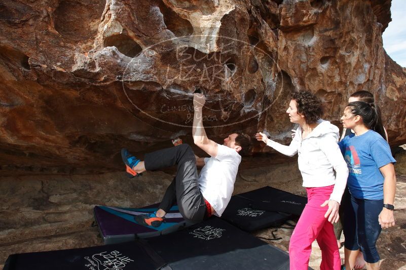 Bouldering in Hueco Tanks on 02/17/2020 with Blue Lizard Climbing and Yoga

Filename: SRM_20200217_1458550.jpg
Aperture: f/8.0
Shutter Speed: 1/320
Body: Canon EOS-1D Mark II
Lens: Canon EF 16-35mm f/2.8 L