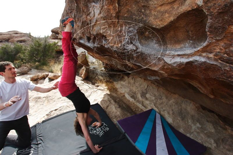 Bouldering in Hueco Tanks on 02/17/2020 with Blue Lizard Climbing and Yoga

Filename: SRM_20200217_1506420.jpg
Aperture: f/6.3
Shutter Speed: 1/320
Body: Canon EOS-1D Mark II
Lens: Canon EF 16-35mm f/2.8 L