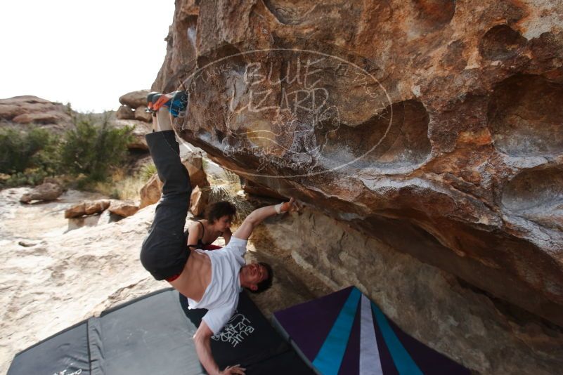 Bouldering in Hueco Tanks on 02/17/2020 with Blue Lizard Climbing and Yoga

Filename: SRM_20200217_1508070.jpg
Aperture: f/7.1
Shutter Speed: 1/320
Body: Canon EOS-1D Mark II
Lens: Canon EF 16-35mm f/2.8 L
