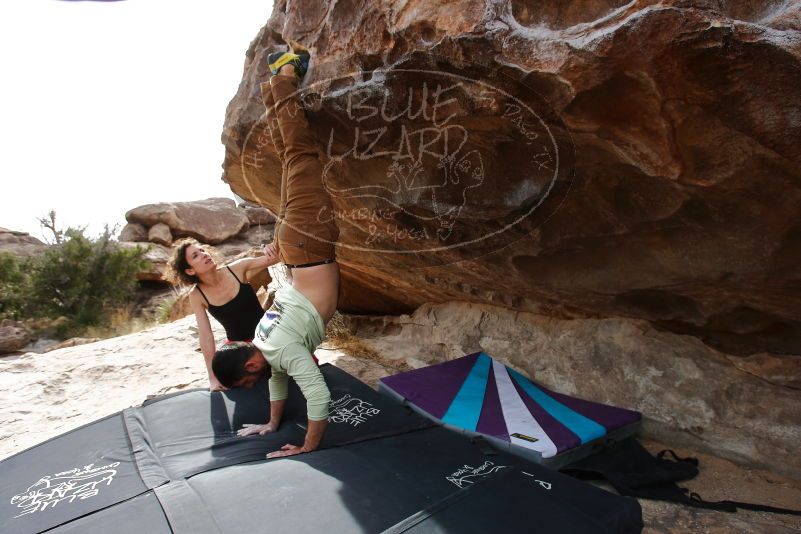Bouldering in Hueco Tanks on 02/17/2020 with Blue Lizard Climbing and Yoga

Filename: SRM_20200217_1512290.jpg
Aperture: f/5.6
Shutter Speed: 1/320
Body: Canon EOS-1D Mark II
Lens: Canon EF 16-35mm f/2.8 L