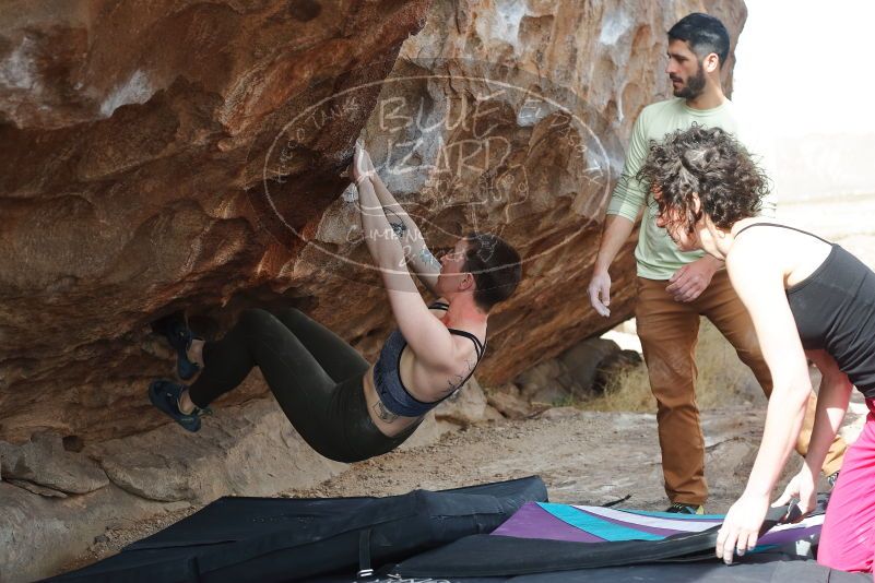 Bouldering in Hueco Tanks on 02/17/2020 with Blue Lizard Climbing and Yoga

Filename: SRM_20200217_1524280.jpg
Aperture: f/4.5
Shutter Speed: 1/400
Body: Canon EOS-1D Mark II
Lens: Canon EF 50mm f/1.8 II