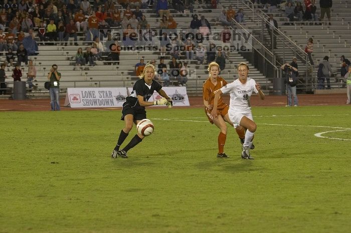 Kelsey Carpenter, #13.  The lady longhorns beat Texas A&M 1-0 in soccer Friday night.

Filename: SRM_20061027_2053325.jpg
Aperture: f/4.0
Shutter Speed: 1/800
Body: Canon EOS 20D
Lens: Canon EF 80-200mm f/2.8 L