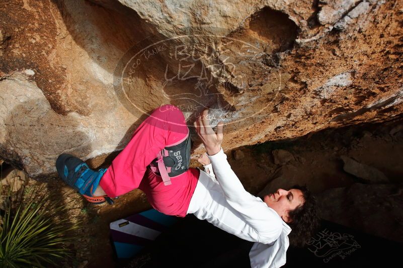 Bouldering in Hueco Tanks on 02/17/2020 with Blue Lizard Climbing and Yoga

Filename: SRM_20200217_1627530.jpg
Aperture: f/6.3
Shutter Speed: 1/400
Body: Canon EOS-1D Mark II
Lens: Canon EF 16-35mm f/2.8 L