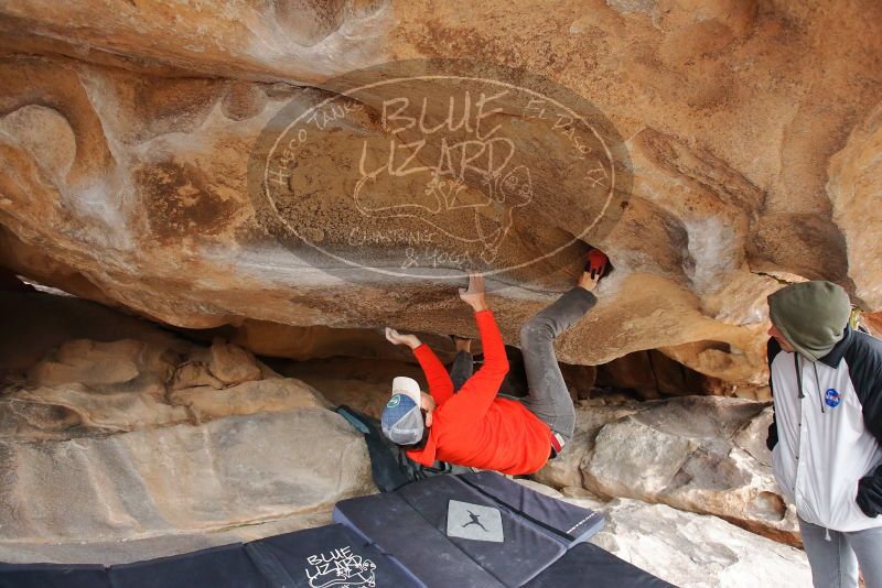 Bouldering in Hueco Tanks on 02/21/2020 with Blue Lizard Climbing and Yoga

Filename: SRM_20200221_1122090.jpg
Aperture: f/4.0
Shutter Speed: 1/250
Body: Canon EOS-1D Mark II
Lens: Canon EF 16-35mm f/2.8 L