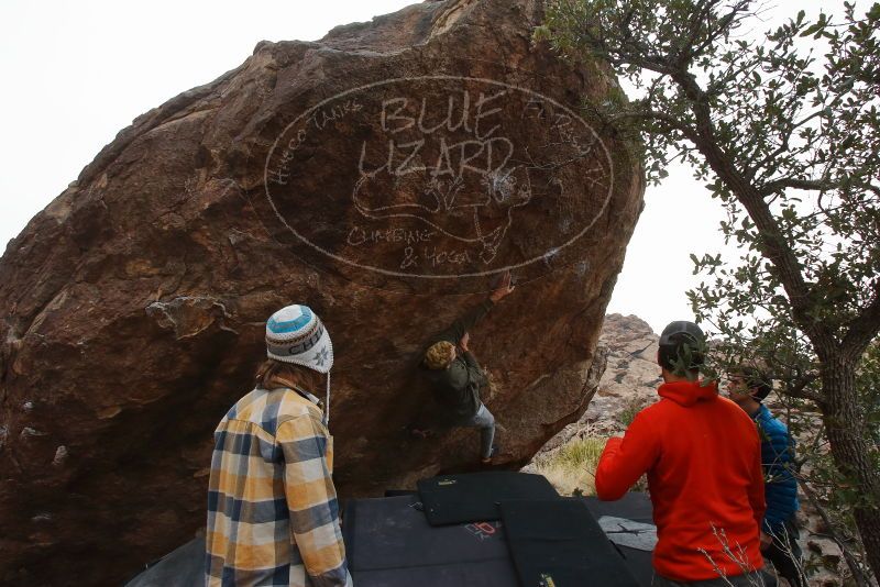 Bouldering in Hueco Tanks on 02/21/2020 with Blue Lizard Climbing and Yoga

Filename: SRM_20200221_1726330.jpg
Aperture: f/9.0
Shutter Speed: 1/250
Body: Canon EOS-1D Mark II
Lens: Canon EF 16-35mm f/2.8 L