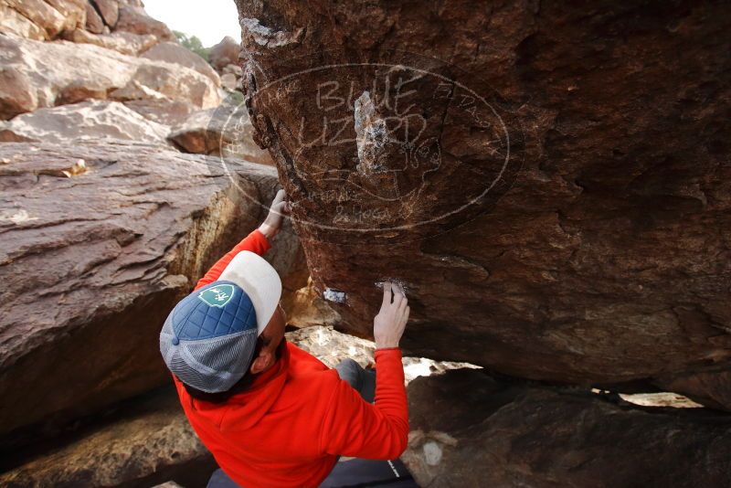 Bouldering in Hueco Tanks on 02/21/2020 with Blue Lizard Climbing and Yoga

Filename: SRM_20200221_1758291.jpg
Aperture: f/5.0
Shutter Speed: 1/250
Body: Canon EOS-1D Mark II
Lens: Canon EF 16-35mm f/2.8 L