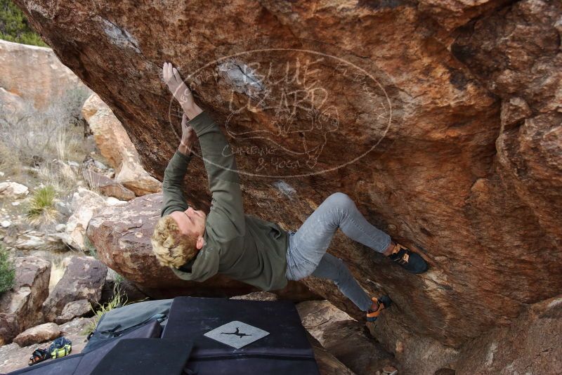 Bouldering in Hueco Tanks on 02/21/2020 with Blue Lizard Climbing and Yoga

Filename: SRM_20200221_1809120.jpg
Aperture: f/4.0
Shutter Speed: 1/250
Body: Canon EOS-1D Mark II
Lens: Canon EF 16-35mm f/2.8 L