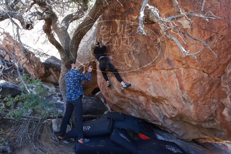 Bouldering in Hueco Tanks on 02/25/2020 with Blue Lizard Climbing and Yoga

Filename: SRM_20200225_1125350.jpg
Aperture: f/5.0
Shutter Speed: 1/250
Body: Canon EOS-1D Mark II
Lens: Canon EF 16-35mm f/2.8 L