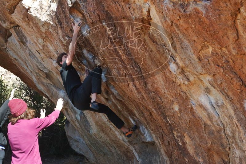 Bouldering in Hueco Tanks on 02/25/2020 with Blue Lizard Climbing and Yoga

Filename: SRM_20200225_1233280.jpg
Aperture: f/5.6
Shutter Speed: 1/320
Body: Canon EOS-1D Mark II
Lens: Canon EF 50mm f/1.8 II