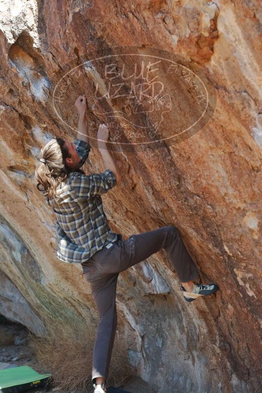 Bouldering in Hueco Tanks on 02/25/2020 with Blue Lizard Climbing and Yoga

Filename: SRM_20200225_1255330.jpg
Aperture: f/4.5
Shutter Speed: 1/320
Body: Canon EOS-1D Mark II
Lens: Canon EF 50mm f/1.8 II