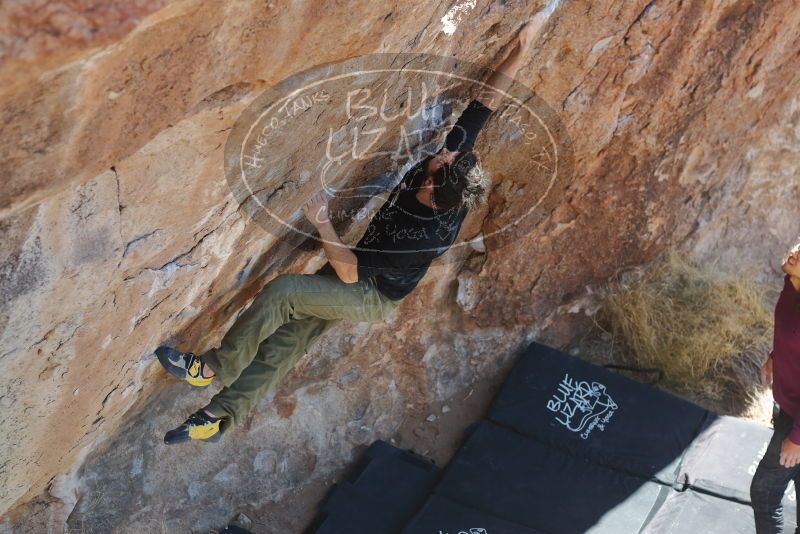 Bouldering in Hueco Tanks on 02/25/2020 with Blue Lizard Climbing and Yoga

Filename: SRM_20200225_1258550.jpg
Aperture: f/4.0
Shutter Speed: 1/320
Body: Canon EOS-1D Mark II
Lens: Canon EF 50mm f/1.8 II