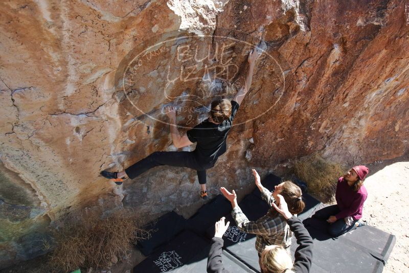 Bouldering in Hueco Tanks on 02/25/2020 with Blue Lizard Climbing and Yoga

Filename: SRM_20200225_1302520.jpg
Aperture: f/5.6
Shutter Speed: 1/400
Body: Canon EOS-1D Mark II
Lens: Canon EF 16-35mm f/2.8 L