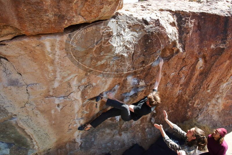 Bouldering in Hueco Tanks on 02/25/2020 with Blue Lizard Climbing and Yoga

Filename: SRM_20200225_1303010.jpg
Aperture: f/5.6
Shutter Speed: 1/400
Body: Canon EOS-1D Mark II
Lens: Canon EF 16-35mm f/2.8 L