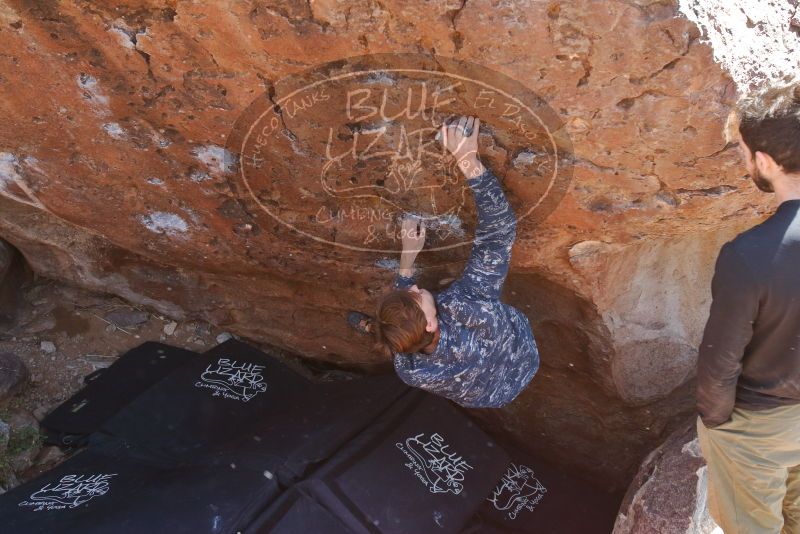 Bouldering in Hueco Tanks on 02/25/2020 with Blue Lizard Climbing and Yoga

Filename: SRM_20200225_1350410.jpg
Aperture: f/6.3
Shutter Speed: 1/250
Body: Canon EOS-1D Mark II
Lens: Canon EF 16-35mm f/2.8 L