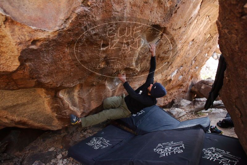 Bouldering in Hueco Tanks on 02/25/2020 with Blue Lizard Climbing and Yoga

Filename: SRM_20200225_1430270.jpg
Aperture: f/4.5
Shutter Speed: 1/250
Body: Canon EOS-1D Mark II
Lens: Canon EF 16-35mm f/2.8 L