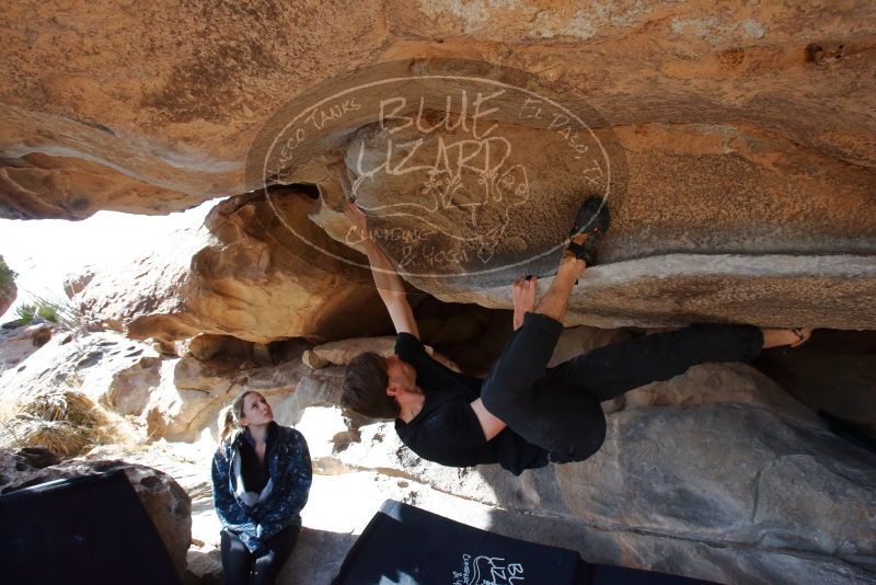 Bouldering in Hueco Tanks on 02/25/2020 with Blue Lizard Climbing and Yoga

Filename: SRM_20200225_1542580.jpg
Aperture: f/8.0
Shutter Speed: 1/250
Body: Canon EOS-1D Mark II
Lens: Canon EF 16-35mm f/2.8 L