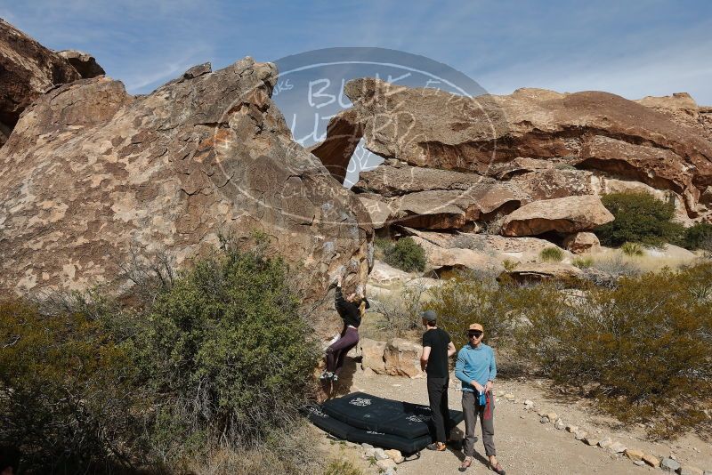 Bouldering in Hueco Tanks on 02/28/2020 with Blue Lizard Climbing and Yoga

Filename: SRM_20200228_1150230.jpg
Aperture: f/6.3
Shutter Speed: 1/500
Body: Canon EOS-1D Mark II
Lens: Canon EF 16-35mm f/2.8 L