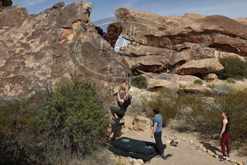 Bouldering in Hueco Tanks on 02/28/2020 with Blue Lizard Climbing and Yoga

Filename: SRM_20200228_1151500.jpg
Aperture: f/7.1
Shutter Speed: 1/250
Body: Canon EOS-1D Mark II
Lens: Canon EF 16-35mm f/2.8 L