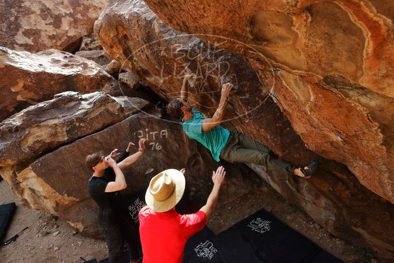 Bouldering in Hueco Tanks on 02/28/2020 with Blue Lizard Climbing and Yoga

Filename: SRM_20200228_1219010.jpg
Aperture: f/8.0
Shutter Speed: 1/250
Body: Canon EOS-1D Mark II
Lens: Canon EF 16-35mm f/2.8 L