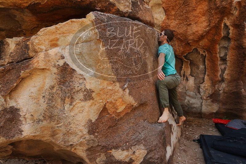 Bouldering in Hueco Tanks on 02/28/2020 with Blue Lizard Climbing and Yoga

Filename: SRM_20200228_1226320.jpg
Aperture: f/7.1
Shutter Speed: 1/250
Body: Canon EOS-1D Mark II
Lens: Canon EF 16-35mm f/2.8 L