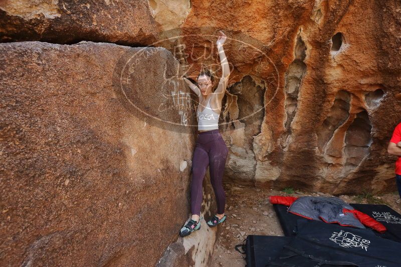 Bouldering in Hueco Tanks on 02/28/2020 with Blue Lizard Climbing and Yoga

Filename: SRM_20200228_1227100.jpg
Aperture: f/5.6
Shutter Speed: 1/250
Body: Canon EOS-1D Mark II
Lens: Canon EF 16-35mm f/2.8 L