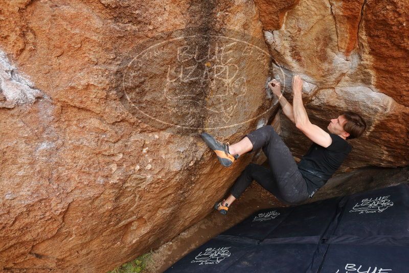 Bouldering in Hueco Tanks on 02/28/2020 with Blue Lizard Climbing and Yoga

Filename: SRM_20200228_1243230.jpg
Aperture: f/7.1
Shutter Speed: 1/250
Body: Canon EOS-1D Mark II
Lens: Canon EF 16-35mm f/2.8 L