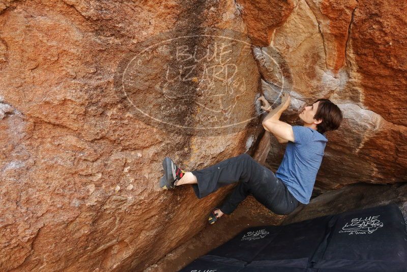 Bouldering in Hueco Tanks on 02/28/2020 with Blue Lizard Climbing and Yoga

Filename: SRM_20200228_1244370.jpg
Aperture: f/7.1
Shutter Speed: 1/250
Body: Canon EOS-1D Mark II
Lens: Canon EF 16-35mm f/2.8 L