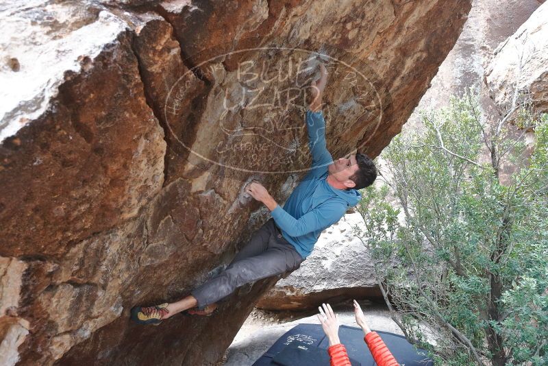Bouldering in Hueco Tanks on 02/28/2020 with Blue Lizard Climbing and Yoga

Filename: SRM_20200228_1332020.jpg
Aperture: f/5.0
Shutter Speed: 1/250
Body: Canon EOS-1D Mark II
Lens: Canon EF 16-35mm f/2.8 L