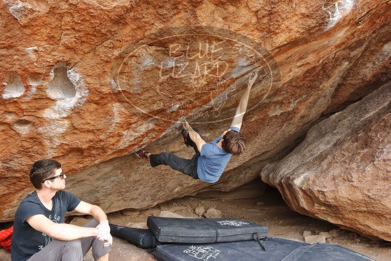 Bouldering in Hueco Tanks on 02/28/2020 with Blue Lizard Climbing and Yoga

Filename: SRM_20200228_1431490.jpg
Aperture: f/5.6
Shutter Speed: 1/250
Body: Canon EOS-1D Mark II
Lens: Canon EF 16-35mm f/2.8 L