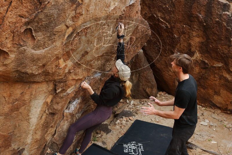 Bouldering in Hueco Tanks on 02/28/2020 with Blue Lizard Climbing and Yoga

Filename: SRM_20200228_1452560.jpg
Aperture: f/6.3
Shutter Speed: 1/250
Body: Canon EOS-1D Mark II
Lens: Canon EF 16-35mm f/2.8 L