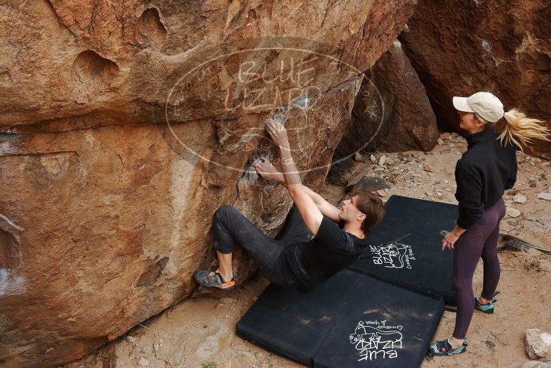 Bouldering in Hueco Tanks on 02/28/2020 with Blue Lizard Climbing and Yoga

Filename: SRM_20200228_1455220.jpg
Aperture: f/7.1
Shutter Speed: 1/250
Body: Canon EOS-1D Mark II
Lens: Canon EF 16-35mm f/2.8 L