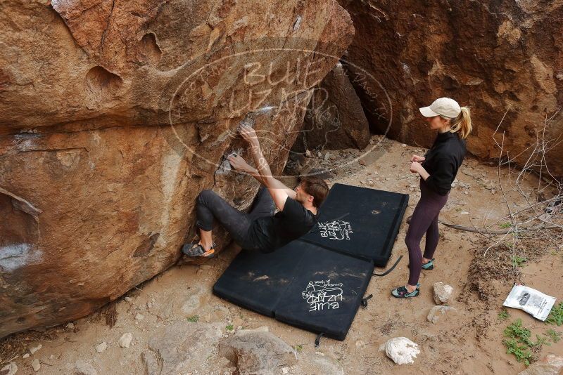 Bouldering in Hueco Tanks on 02/28/2020 with Blue Lizard Climbing and Yoga

Filename: SRM_20200228_1456060.jpg
Aperture: f/7.1
Shutter Speed: 1/250
Body: Canon EOS-1D Mark II
Lens: Canon EF 16-35mm f/2.8 L
